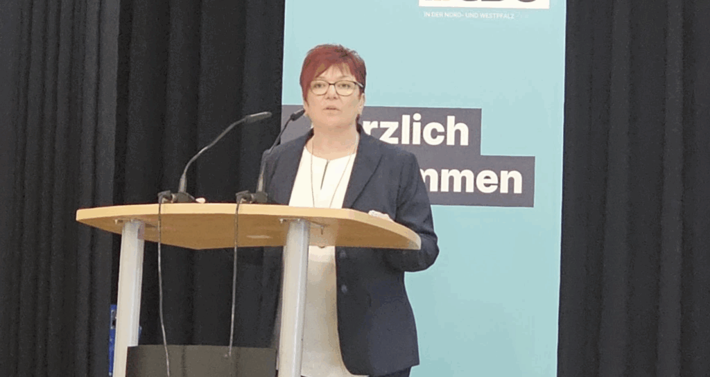 Die A-Kandidatin Andrea Schmitt